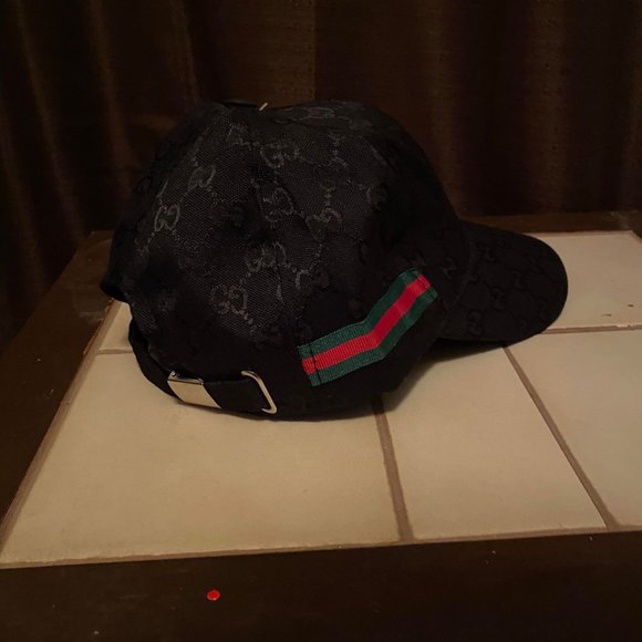 Original GG canvas baseball hat with web - Picture 8 of 8